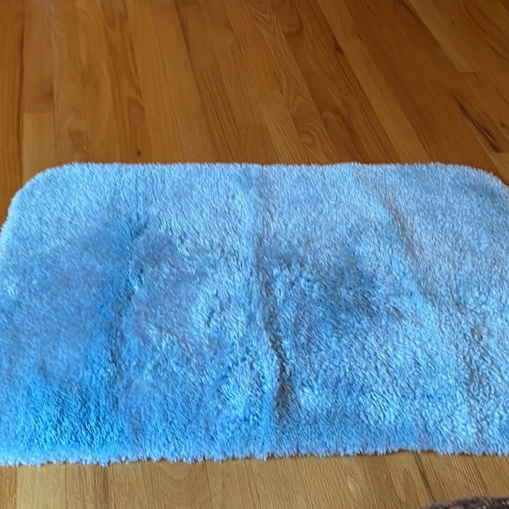 2 pc Blue Bath Mats